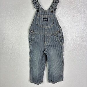 New! OshKosh Vestbak Railroad Stripe Overalls